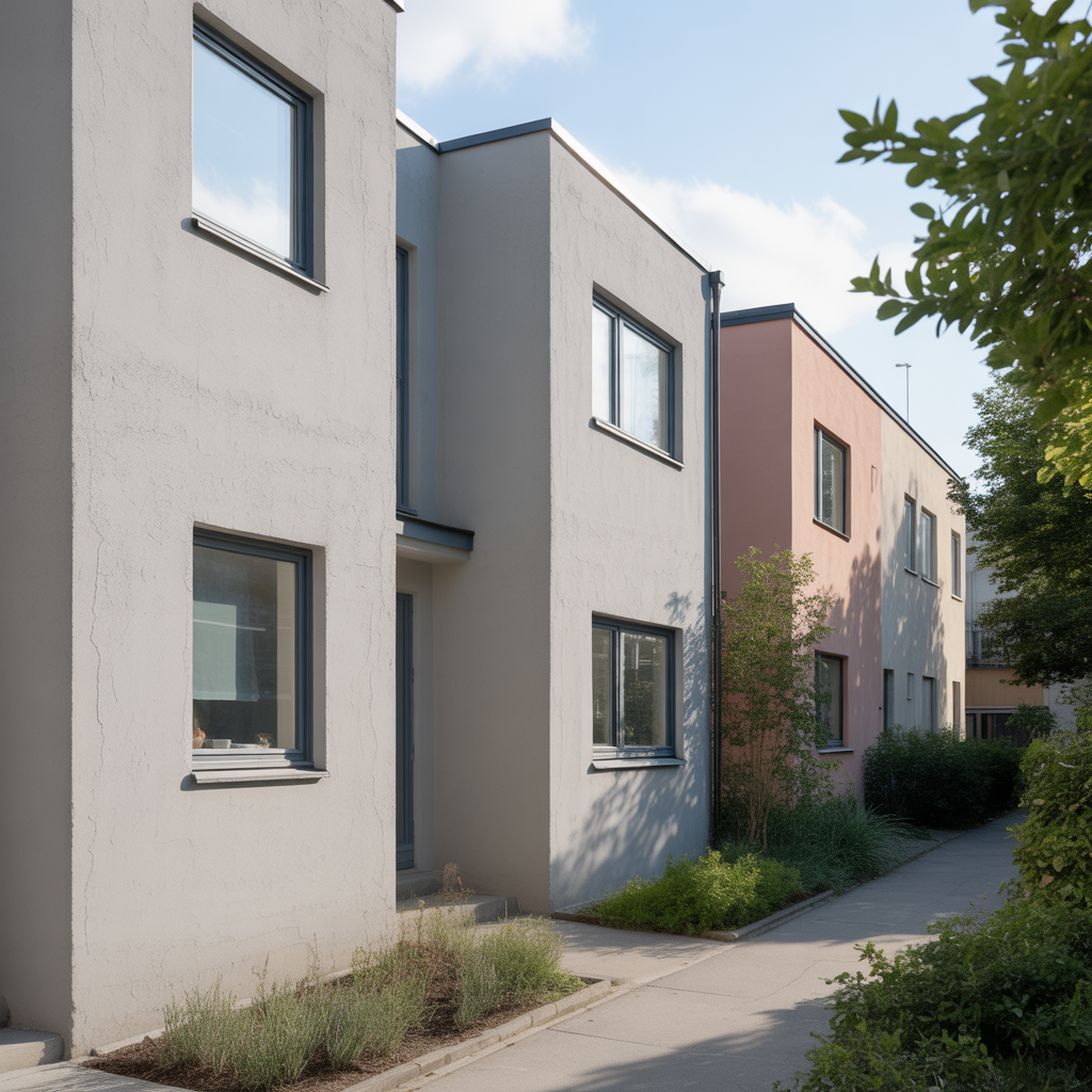 4.Sa far du en slitstark yta vid malning av betongfasader